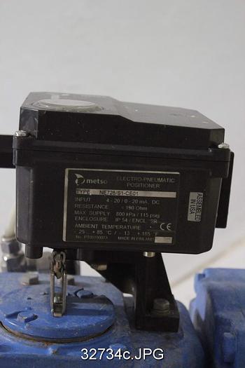 Used Neles Jamesbury L15CMPO8AACA 8" Air Operated Butterfly Valve #32734