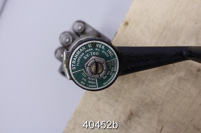 Used Strahman SV 700 Sample Valve #40452