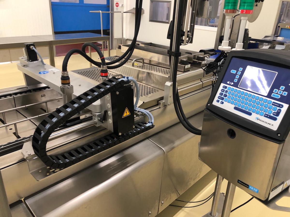 Used Multivac R535 thermoformer with Mettler Toledo inspection