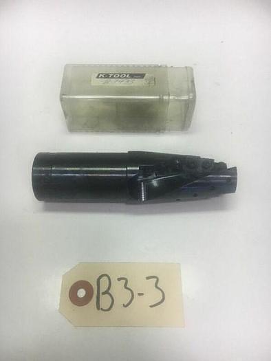 New K Tool B7433 FEC Full Effective Center Cutting Endmill Warranty!