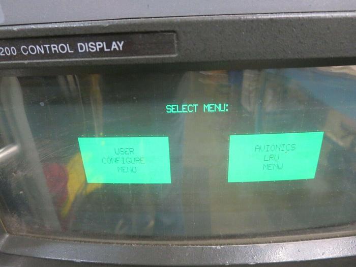 Used JcAir T1200, 01-1200-20 Control Display Unit w/ CFDS & Boeing CMC (S/W: v6.04)