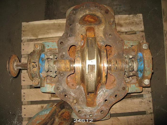 Used Goulds 3405 Goulds 3405, 5X8X14, 6 Vane Impeller, 12 1/2" Diameter Impeller, Stainless Steel Impeller, Ductile Iron Casing, Packing, 60 Ft Head, 800 Gpm, 1150 Rpm #24612