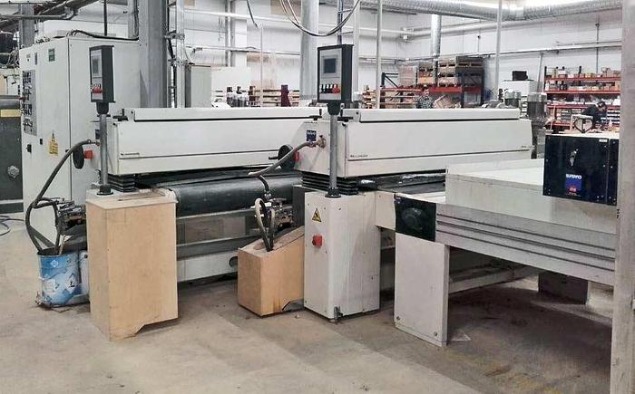 Used Roller Coating / UV line SUPERFICI Supernova