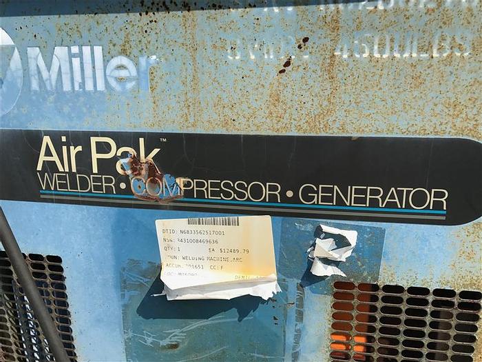 Used 0 Miller Air Pak Welder - Generator - Compressor