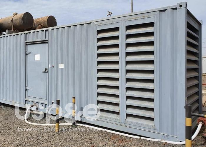 Used 3.9 MW 2011 Used MTU 12V4000G63 Diesel Generator Set
