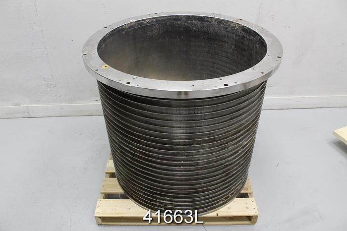 Used Voith MSM 10/10 Pressure Screen, Stainless Steel Housing #41663