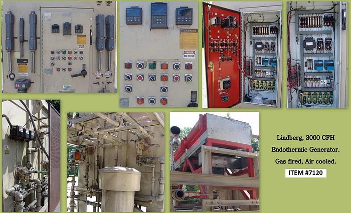 Used 3000 CFH Lindberg Endothermic Gas Generator