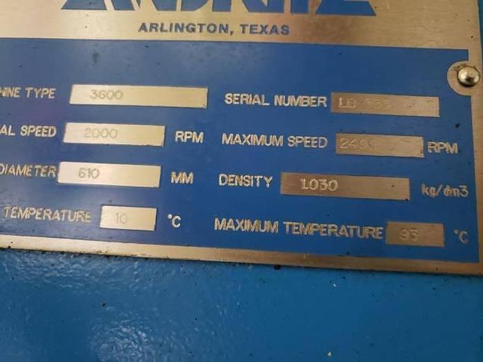 Used Centrifuge 3600