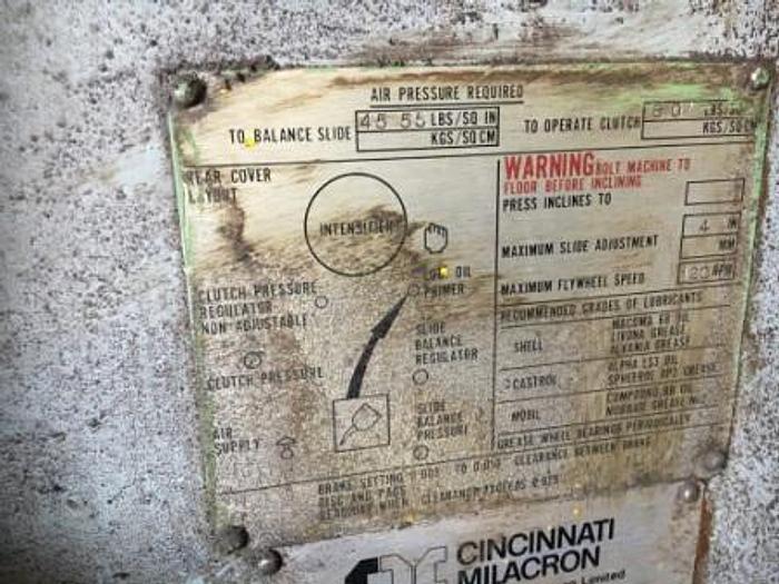 Used Used Cincinnati Milacron GH100 Power Press
