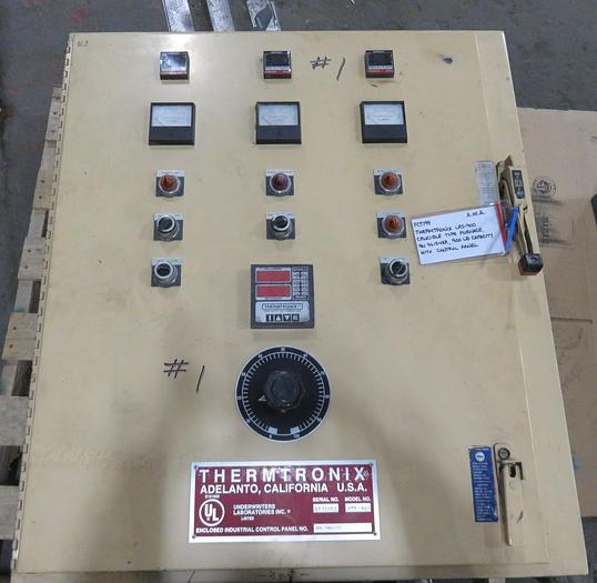 Used THERMTRONIX LRS-900 ELECTRIC RESISTANCE FURNACE 900# (Sale pending)