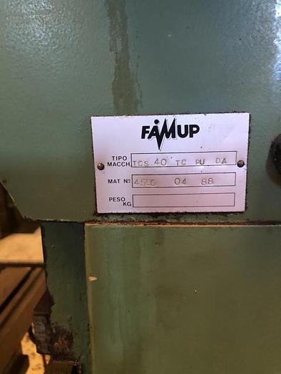 Usato TRAPANO FRESA FAMUP TCS 40TC