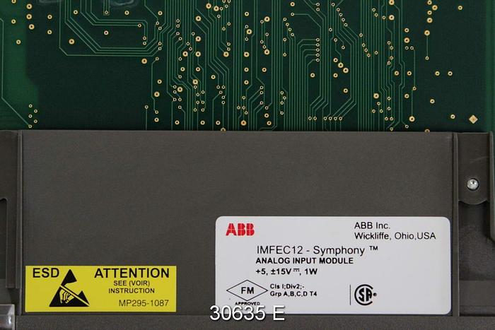 Used ABB IMFEC12 Analog Input Module for ABB Symphony/INFI90 #30635