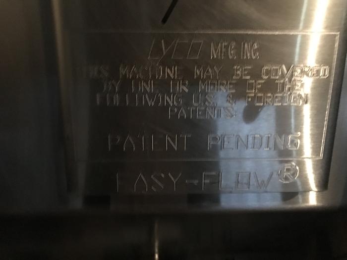 Used LYCO STAINLESS STEEL EASY-FLOW VEGETABLE PASTA PROCESSING HEAT EXCHANGER, USA only @ AMERICA'S STEAM KETTLE HEADQUARTERS ! (STOCK #641)