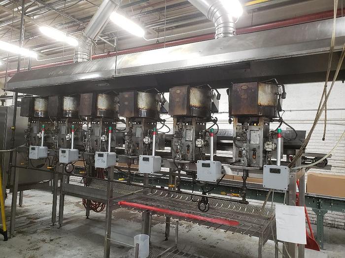 Used Cretors G60 Kettle Poppers, Set of 6