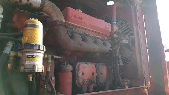 Used 1987 Pacific 4 Axle Carrier Style Oilfield Pump / Kill Truck