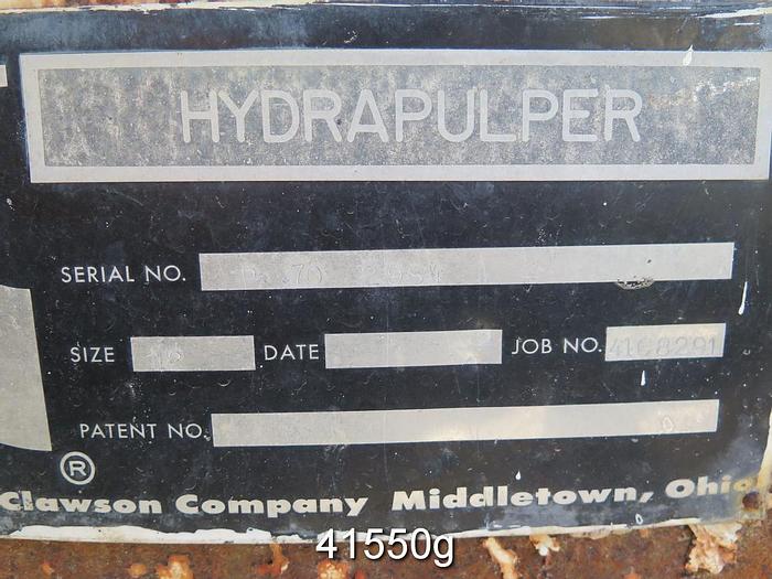 Used Kadant Black Clawson Pulper, Size 12' #41550
