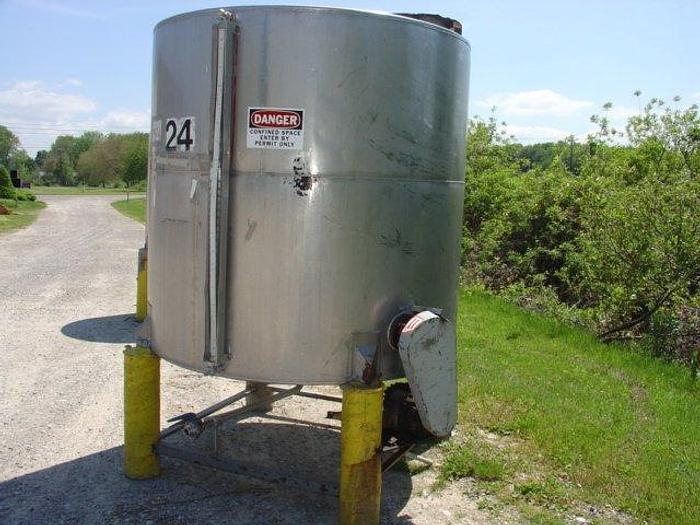 Used Stainless Steel Tank; 1000G