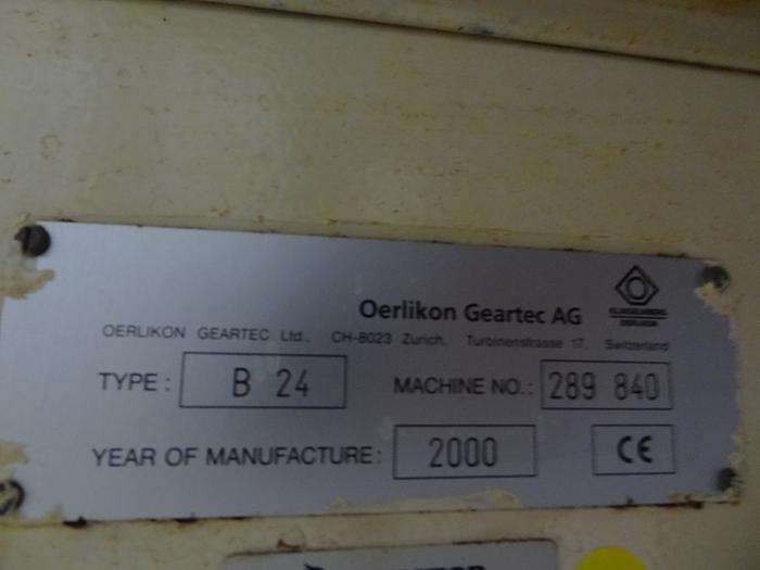 2000 OERLIKON B24 CNC BLADE GRINDER