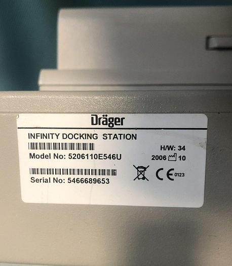 Used Dräger 5206110E546U Dockingstation für Infinity Monitor Serie
