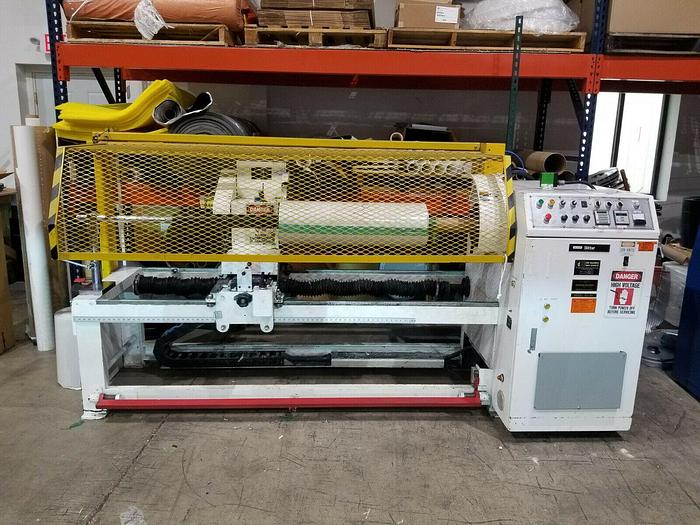Used 60" DUSENBERY SINGLE KNIFE AUTOMATIC LOG SLITTER MAX DIAMETER 12"