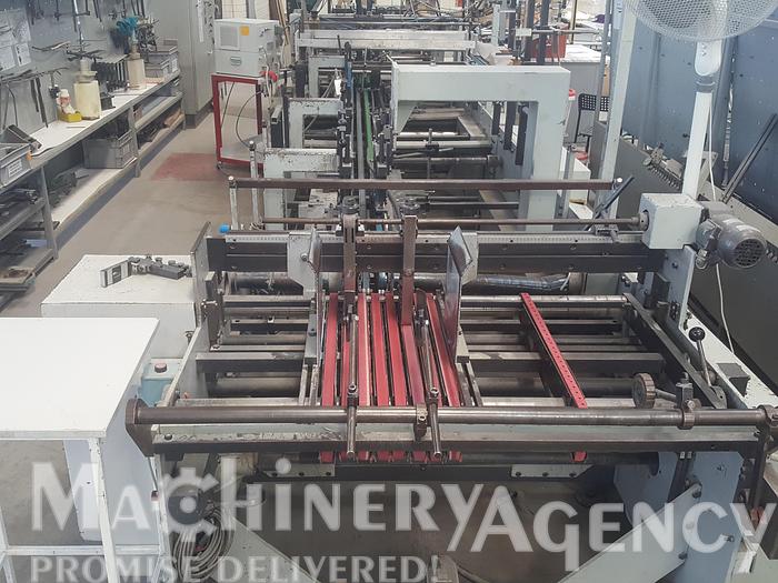 Used 1984 Bobst DOMINO 110-M Folder gluer 4+6 corners