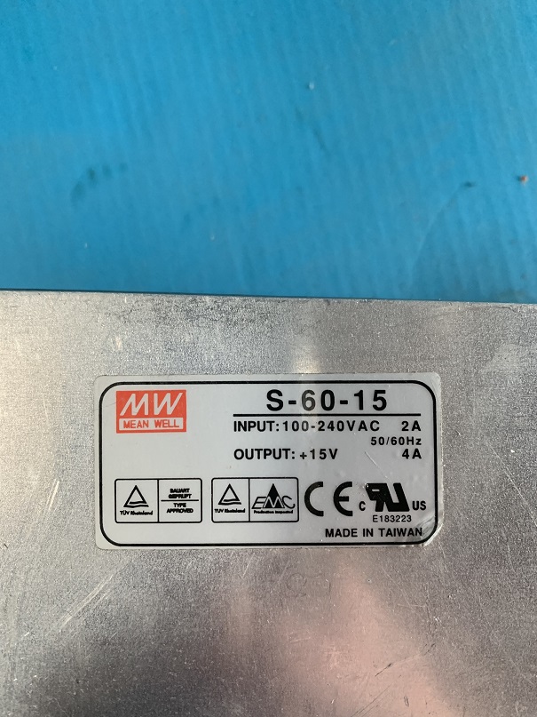 Used mean well power supply s-60-15