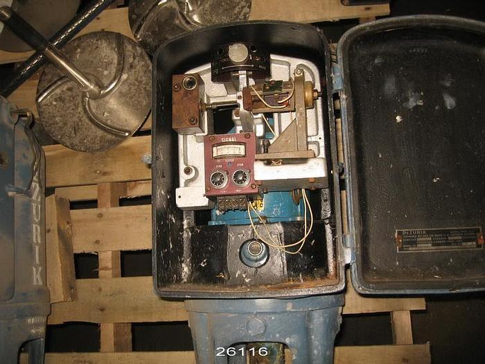Used Dezurik 9277854 Dezurik Consistency Transmitter, 1/2 Hp, 3 Phase, 60 Hz, F.R. 56, Duty Cont., 75 Degrees Rise, Type Pn, Service Factor 1.0, Insulation Class B, Volts 575, Unit Shaft Rpm 1725 #26116