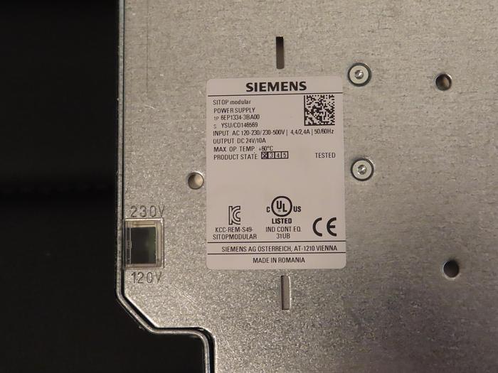 Used Siemens 6EP1334-3BA00 Power Supply