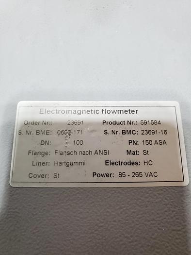 Used Badger Meter Magnetoflow 591584