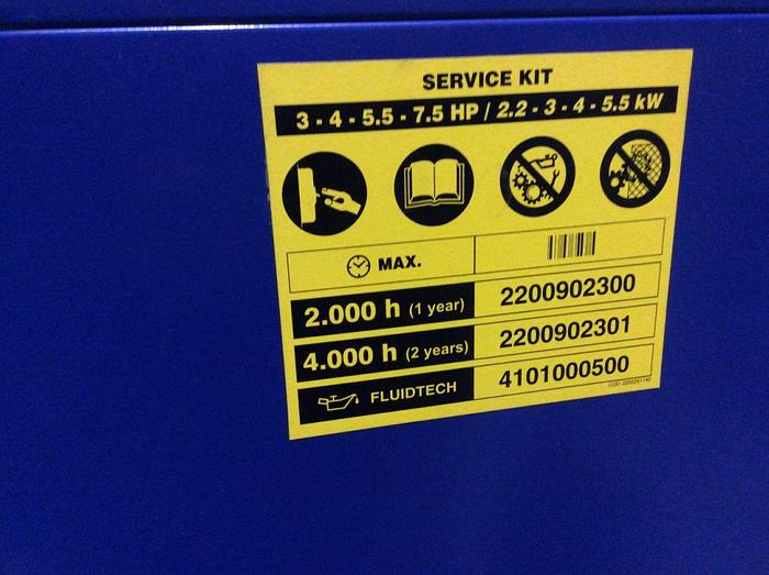 Used 2006 Aircosse Ceccato CSM 7.5 DX Mini Air Compressor