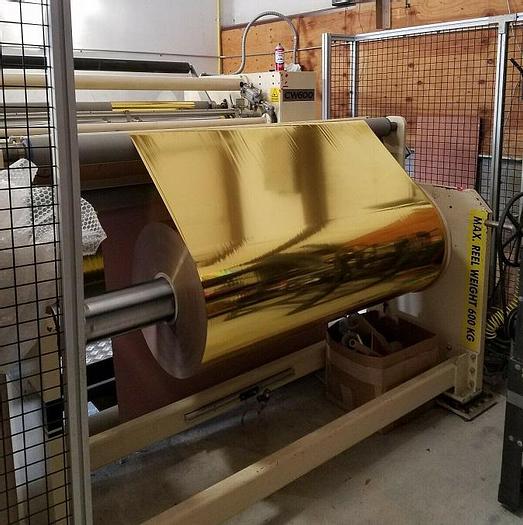 Used 60" ELITE CAMERON SLITTER REWINDER CW600 MFG 2007