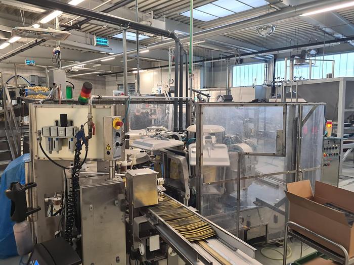 Gebraucht Abfüll - Linie für stückige Produkte in vorgefertigte Beutel