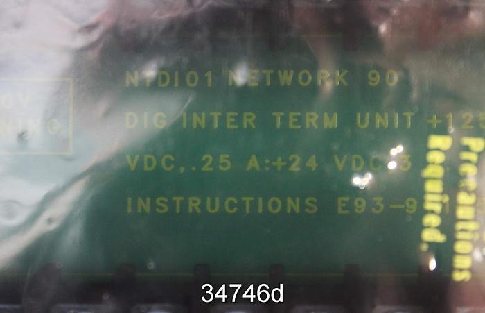 Used ABB Bailey NTDI01 Digital I/O Termination Module #34746