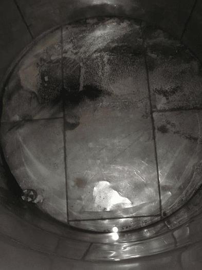 Used 8,450 GALLON VERTICAL STORAGE TANK – S/S