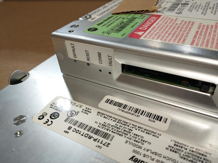 Used Allen Bradley Panelview Plus 1000 Tested 2711P-RP6 G 2711P-RDT10C GH101