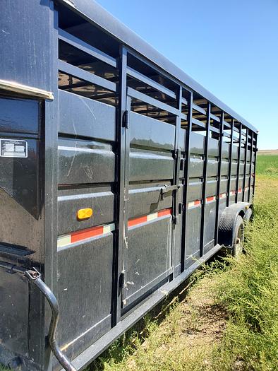 Used 20' Circle D Livestock Trailer