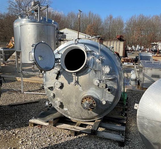 Used 660 GALLON NORTHLAND STAINLESS REACTOR - T-316L S/S - 50 PSI/FV/167 PSI