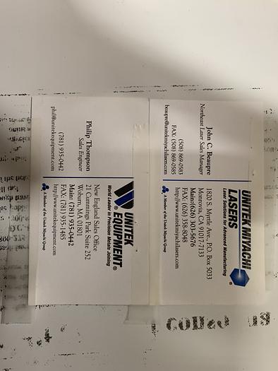 Used MIYACHI UNITEK LW51 COMPACT YAG LASER