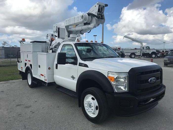 Used 2013 Ford F550 Altec AT40M 45ft Material Handler Bucket Truck - C40028