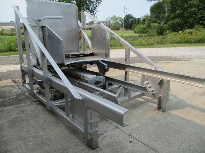 Used AMFEC Vat Dumper; Md#15C; Two-Stage; 9' Dump Height