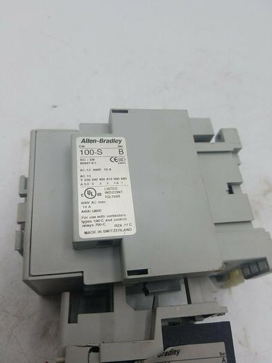 Used ALLEN BRADLEY 100-C30*00 SER C, Allen Bradley 193-T1BC30,100-S