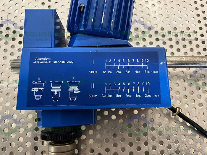 Used Chemglass Unknown Model Digital Overhead Homaginizer / Stirrer 2500 RPM