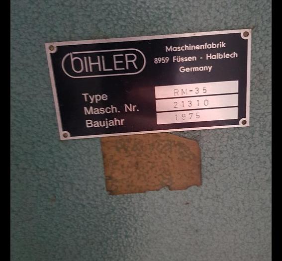 Used 1975 Bihler RM 35