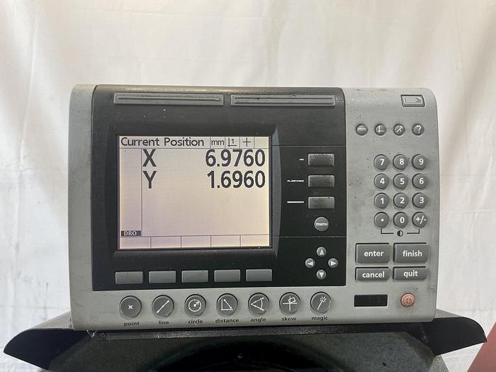 Used Brown & Sharpe Optical Comparator w/ Heidenhain Quadra-Chek ND 1200 DRO 32-3552