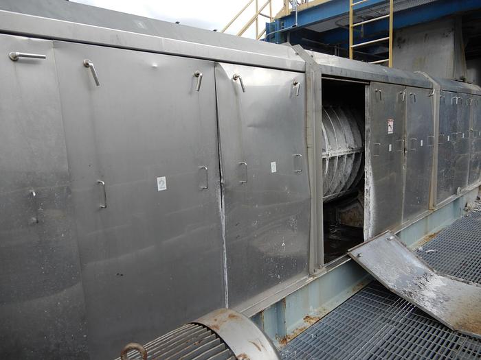 Used FKC TWIN SCREW PRESS MODEL FKC RST-HCW 775 X 3600L MFG. 2008