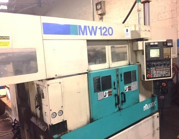 2005 MURATEC MURATA MW120G TWIN SPINDLE WITH SINGLE GANTRY CNC LATHE
