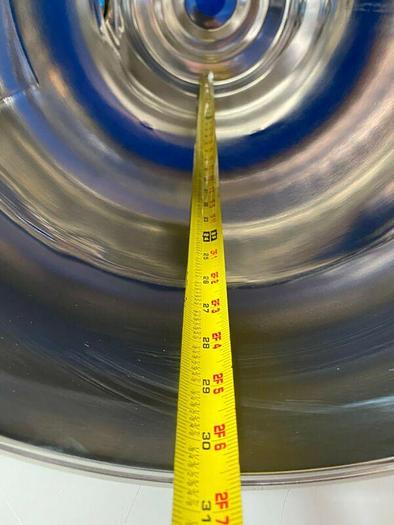 Used T&C 25 Liter Stainless Steel Pressure Vessel 12" w/ Top & Side Glass View Ports