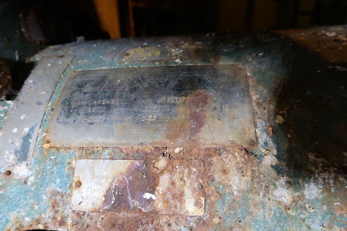 Used LIGHTNIN 40VS-50 HORIZONTAL HIGH DENSITY TANK AGITATOR 50 HP