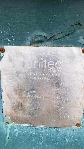 Gebraucht 2011 United Centrifuge SS 1000