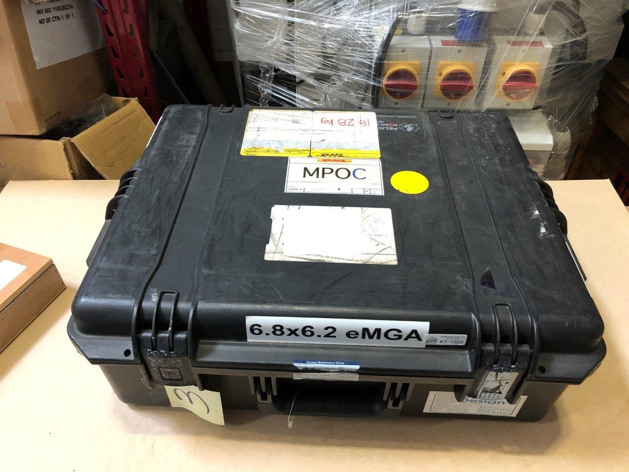 Used DELTA DE8000 6.8 x 6.2 eMGA Test Handler Change Kit